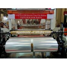 double layer casting lldpe stretch film machine cling film making machine Quality Assured